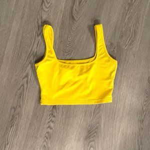 Yellow Crop Top